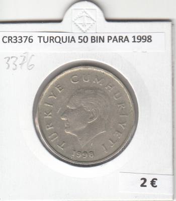 CR3376 MONEDA TURQUIA 50 BIN PARA 1998 MBC