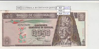 BILLETE GUATEMALA 50 CENTAVOS QUETZAL 1994 P-86b