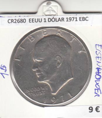 CR2680 MONEDA EEUU 1 DÓLAR 1971 EBC
