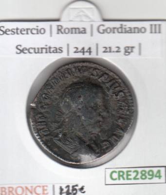 CRE2894 MONEDA ROMANA SESTERCIO VER DESCRIPCION EN FOTO
