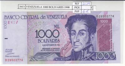 BILLETE VENEZUELA 1.000 BOLIVARES 1998 P-79 