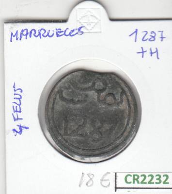 CR2232 MONEDA MARRUECOS 4 FELUS 1287 BC