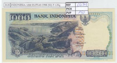 BILLETE INDONESIA 1000 RUPIAS 1998 (92) P-129g