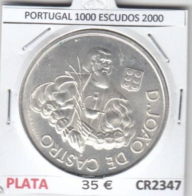 CR2347 MONEDA PORTUGAL 1000 ESCUDOS 2000 SINCIRCULAR