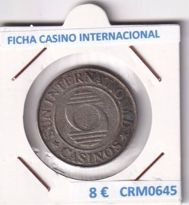 CRM0645 FICHA CASINO INTERNACIONAL POR CATALOGAR