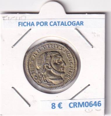 CRM0646 FICHA POR CATALOGAR