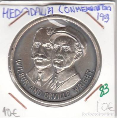 MEDALLA CONM WILBUR AND ORVILLE WRIGHT