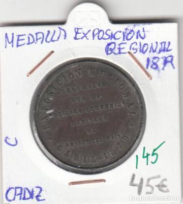 MEDALLA EXPOSICIÓN REGIONAL CÁDIZ 1879