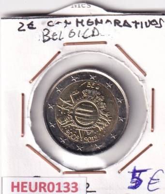 HEUR0133 MONEDA BELGICA 2 EUROS 2012 (Moneda Euro)