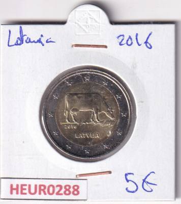 HEUR0288 MONEDA LETONIA 2 EUROS 2016 (Sector agrario)