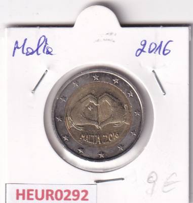 HEUR0292 MONEDA MALTA 2 EUROS 2016 (Los niños y la solidaridad)
