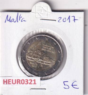 HEUR0321 MONEDA MALTA 2 EUROS 2017 (Templos prehistóricos)