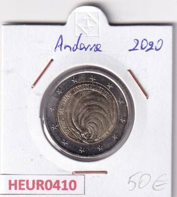 HEUR0410 MONEDA ANDORRA 2 EUROS 2020 (Sufragio femenino)