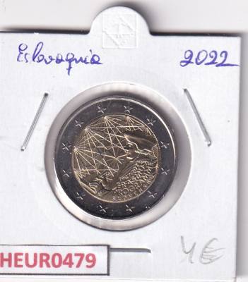 HEUR0479 MONEDA ESLOVAQUIA 2 EUROS 2022 (Programa Erasmus)