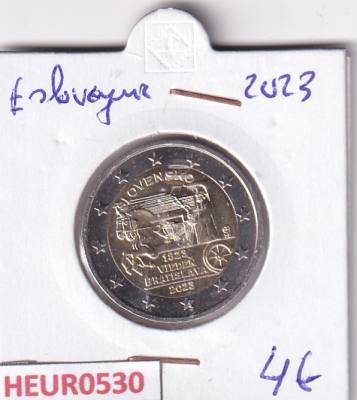HEUR0530 MONEDA ESLOVAQUIA 2 EUROS 2023 (Correo tirado por caballos)