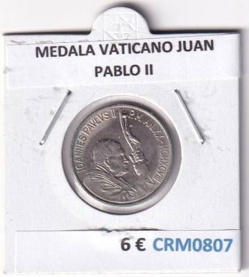 CRM0807 MEDALA VATICANO JUAN PABLO II