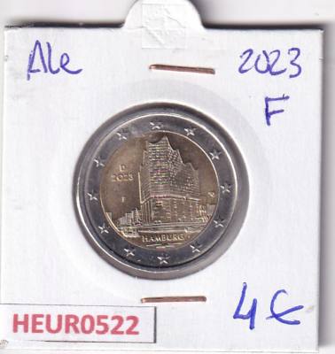 HEUR0522 MONEDA ALEMANIA 2 EUROS 2023 Letra F (Filarmónica de Elba)