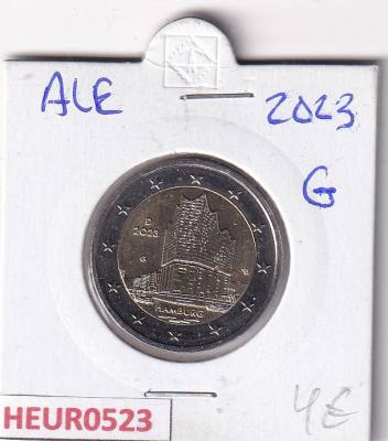 HEUR0523 MONEDA ALEMANIA 2 EUROS 2023 Letra G (Filarmónica de Elba)