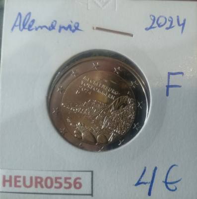 HEUR0556 MONEDA ALEMANIA 2 EUROS 2024 Letra F (Pomerania)