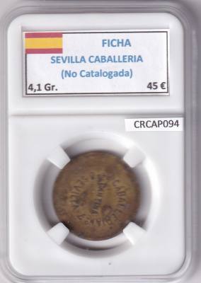 CRCAP094 FICHA SEVILLA CABALLERIA NO CATALOGADA RARA
