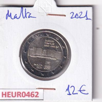 HEUR0462 MONEDA MALTA 2 EUROS 2021 (Templo de Tarxien)