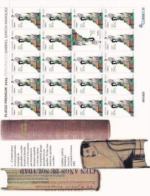 CRS967 SELLOS ESPAÑA Pliego PREMIUM nº 21 García Márquez Año 2015