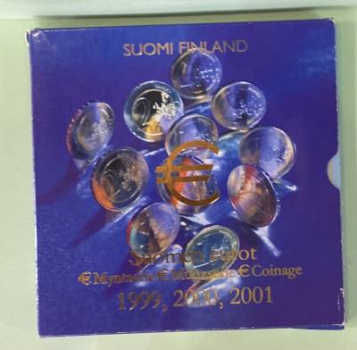 CRC0154 CARTERAS FINLANDIA EUROS 1999 2000 2001 NUEVAS 35