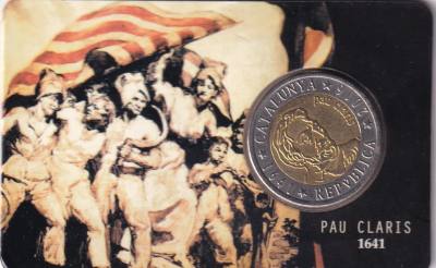 CRC0195 COINCARD PRUEBA REPUBLICA CATALANA 1641 PAU CLARINS 2016