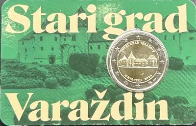 HEUR0564 MONEDA CROACIA 2 EUROS 2024 (COIN CARD)