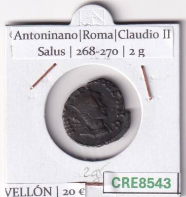 CRE8543 MONEDA ROMANA ANTONINIANO VELLON VER DESCRIPCION EN FOTO