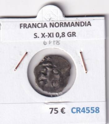 CR4558 MONEDA FRANCIA NORMANDIA S. X-XI 0,8 GR