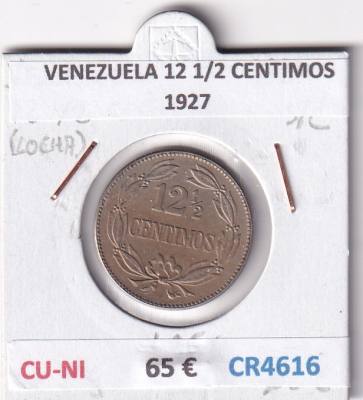CR4616 MONEDA VENEZUELA 12 1/2 CENTIMOS 1927 CU-NI