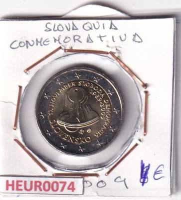 HEUR0074 MONEDA ESLOVAQUIA 2 EUROS 2009 (Lucha por la libertad)