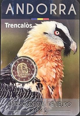 HEUR0699 MONEDA ANDORRA 2 EUROS 2025 (Naturaleza) COIN CARD
