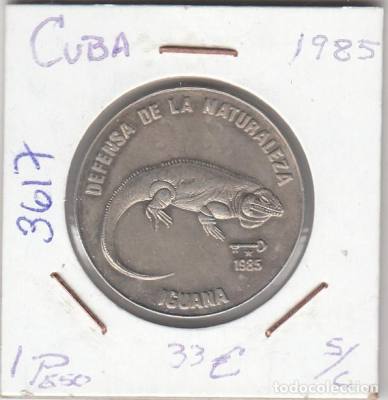 MONEDA CUBA 1 PESO 1985
