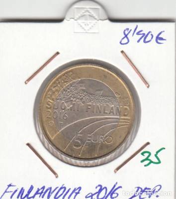 MONEDA FINLANDIA 5 EUROS  2016