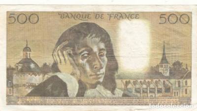 BILLETE FRANCIA 500 FRANCOS 1973