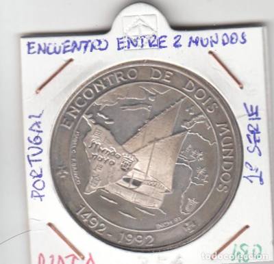 MONEDA PORTUGAL 1000 ESCUDOS 1 SERIE 1991 PLATA SIN CIRCULAR