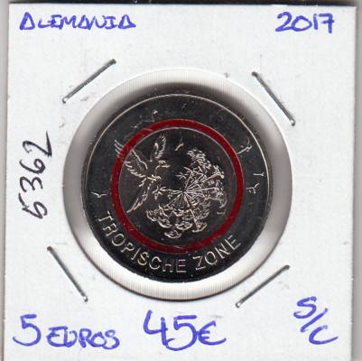 MONEDA ALEMANIA 5 EUROS 2017