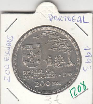  MONEDA PORTUGAL 200 ESCUDOS 1993