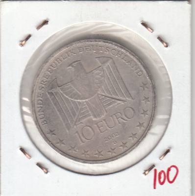 H0100 MONEDA ALEMANIA 10 EUROS 2002D SIN CIRCULAR 