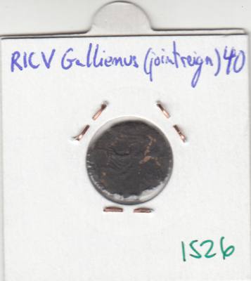 CRE1526 Antoniniano Lugdunum Galieno/Victoria 257