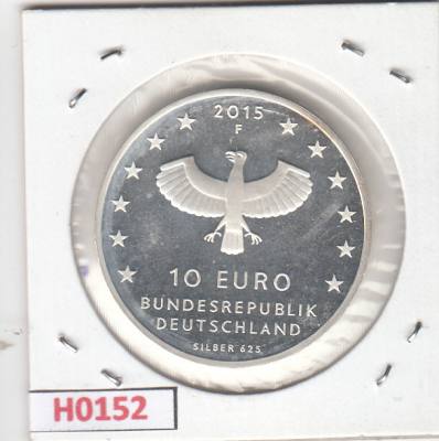 H0152 MONEDA ALEMANIA 10 EUROS 2015F PLATA PROOF
