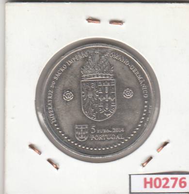 H0276 MONEDA PORTUGAL 5 EUROS 2014 SIN CIRCULAR