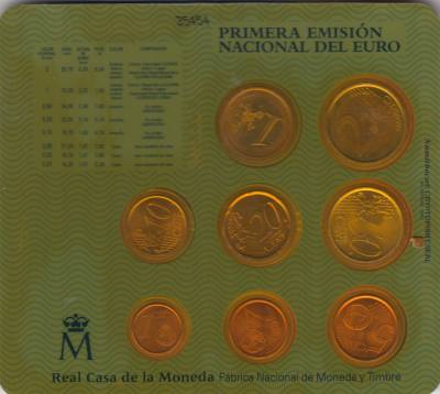 CRC0036 CARTERA MONEDAS ESPAÑA EUROS 2000 NUEVA 