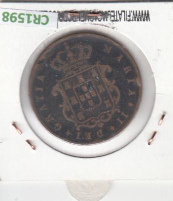 CR1598 MONEDA PORTUGAL 1850 BC 
