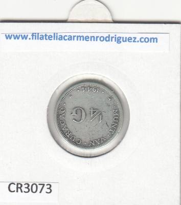 CR3073 MONEDA CURACAO 1/4 GULDEN 1944 BC