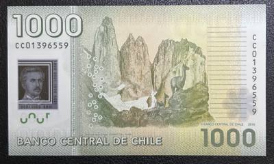 BILLETE CHILE 1.000 PESOS 2010 P-161a