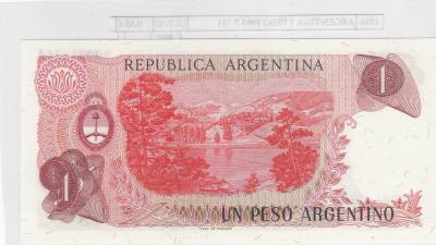 BILLETE ARGENTINA 1 PESO 1983 P-311a.1 N01516