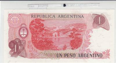 BILLETE ARGENTINA 1 PESO 1984 P-311a.2 N01884